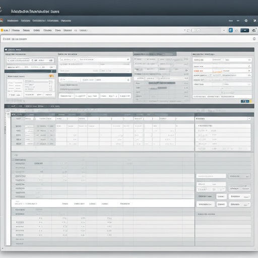 Outdated enterprise dashboard